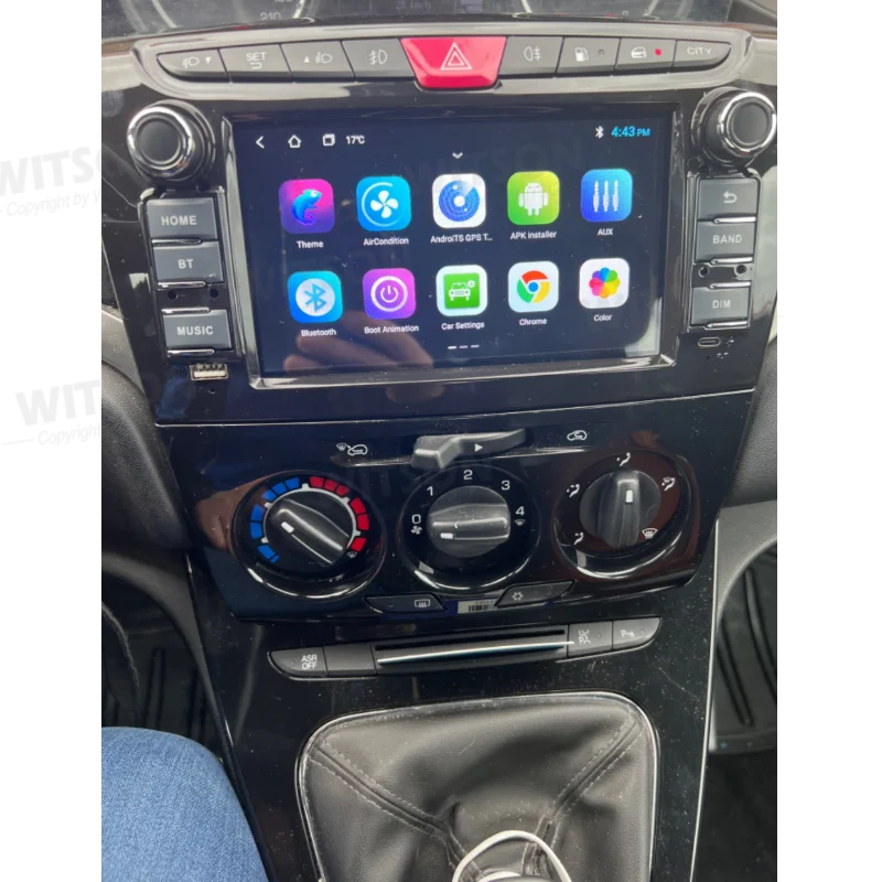 Autoradio Android 14 7" 1 Din para Lancia Ypsilon 2012-2020