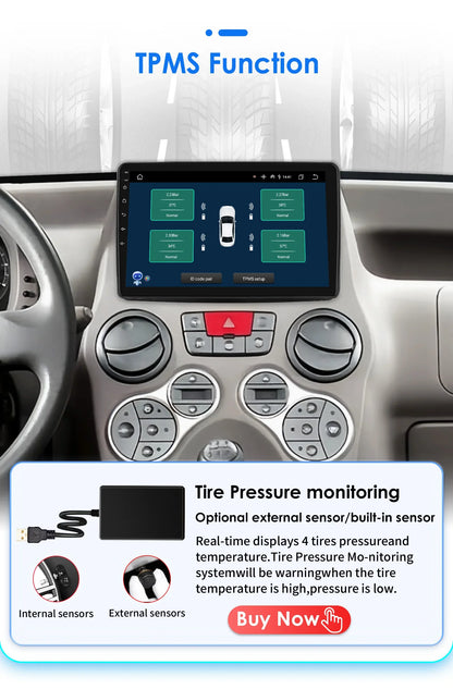 Autoradio GPS Android CarPlay da 9" per Fiat Panda 2003-2012