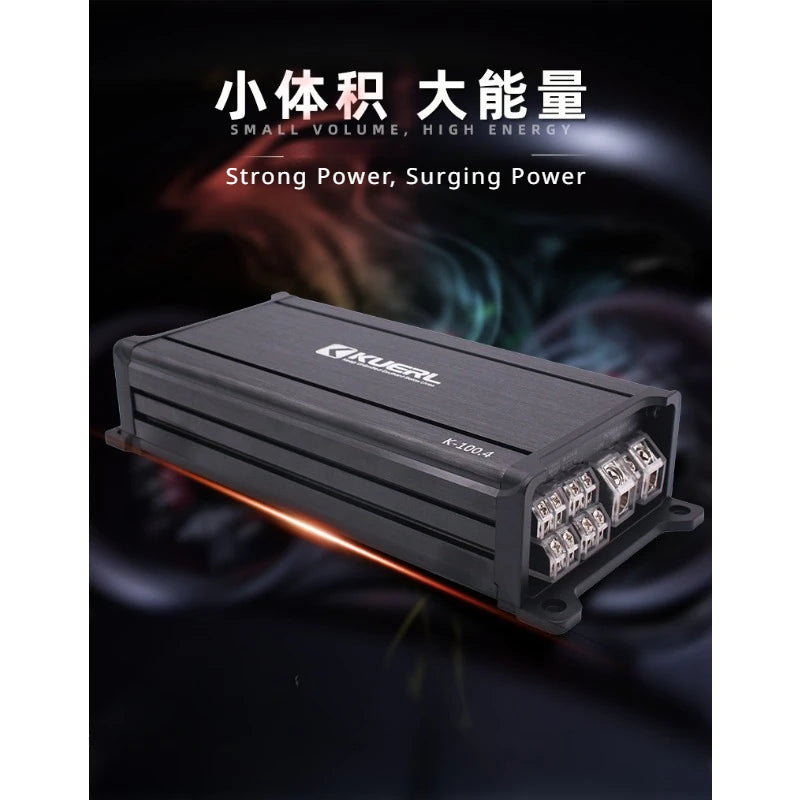 Amplificatore digitale a 4 canali 4x100W 12V Classe D