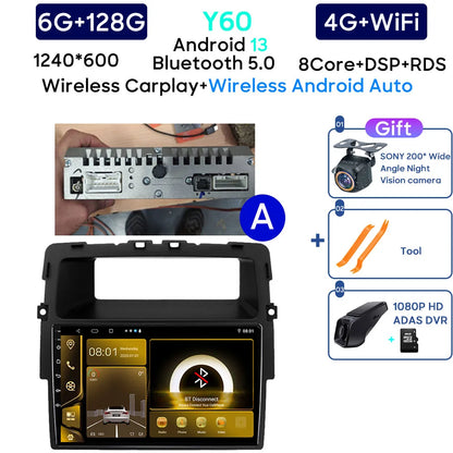 Autoradio Android da 7" per Renault Trafic 2, Nissan e Opel Vivaro