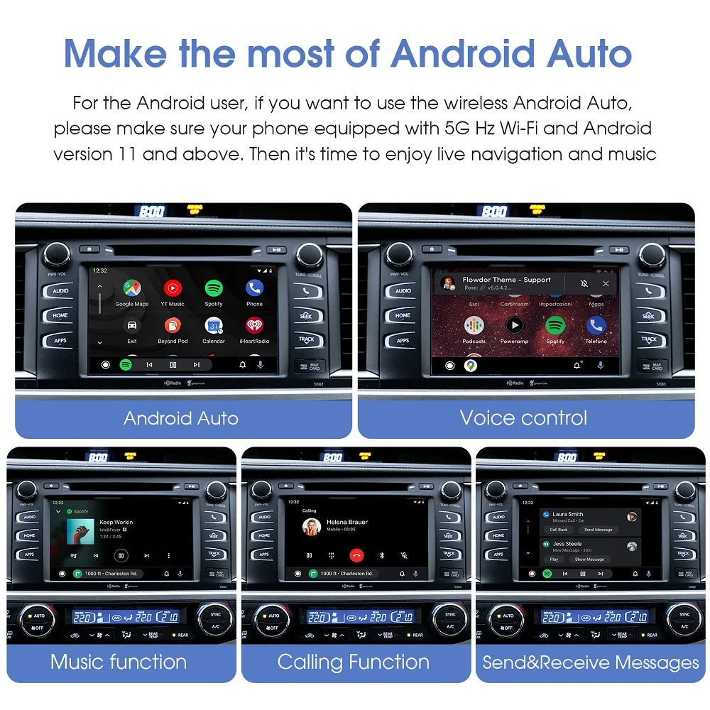 Decoder CarPlay Android Auto per Toyota Touch2 14-19