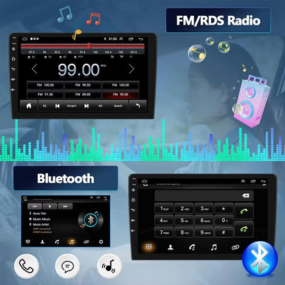 Autoradio Android 14 da 9" con CarPlay per Renault Trafic 3 2014-2021, Opel Vivaro B, 2014-2018