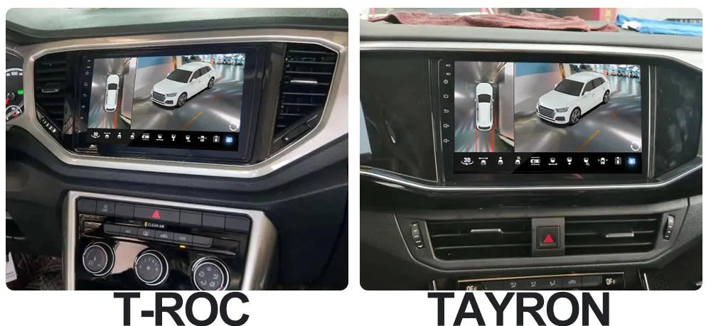 Radio multimediale 9" Double Din per Volkswagen T-ROC/T-Cross/Polo 2018-2020