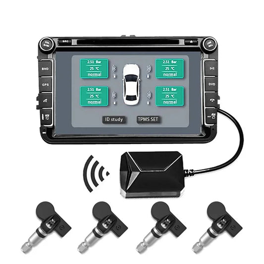 Sistema TPMS USB con 4 sensori per radio di navigazione