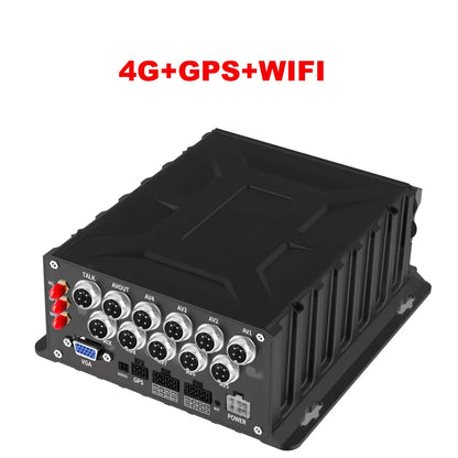 8CH 1080P DVR with 4G GPS WIFI and AHD Inputs for Vehicles