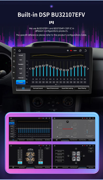 Autoradio GPS da 9" Peugeot 407 CC SW 2004-2011 CarPlay 2DIN