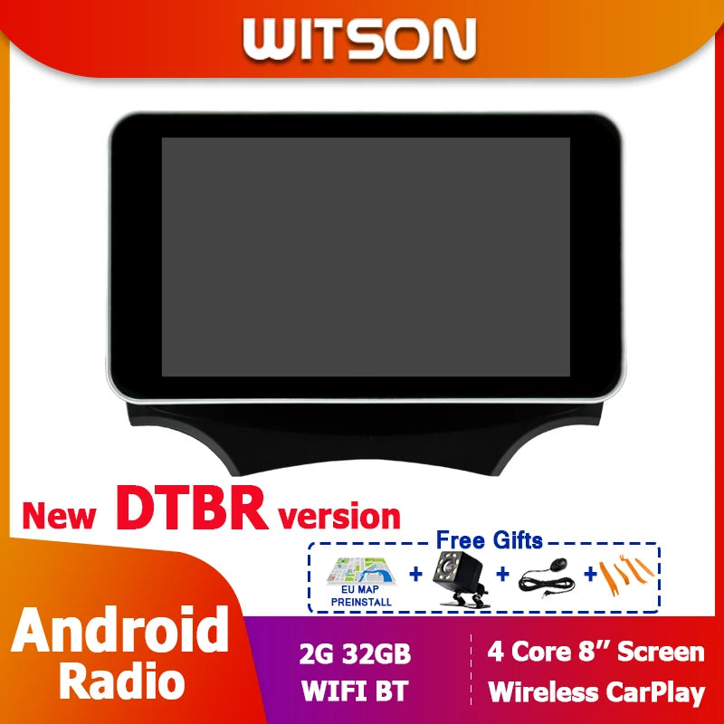 Autoradio Android 14 8" 2 Din para Ford Ka 2008-2012