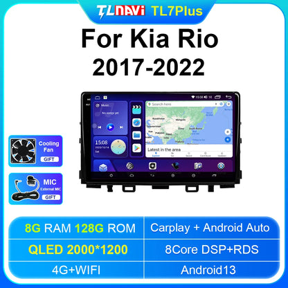 Autoradio stereo Android Auto da 9" per Kia Rio 2017-2022
