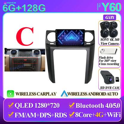 Land Rover Discovery 9" Smart Stereo Android 14, 2004-2009
