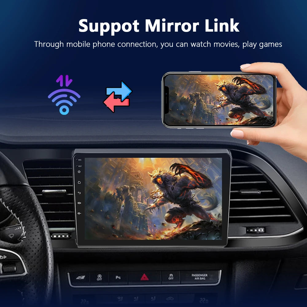 9" CarPlay Android Auto Radio for Seat Leon 2012-2020