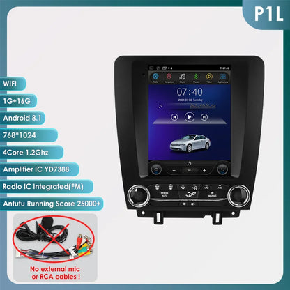 Autoradio Android 13 da 9,7" per Ford Mustang 2010-2014 - CarPlay, GPS, 4G, 8Core