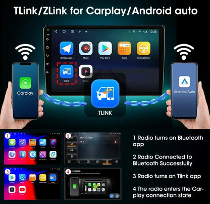 9" 2DIN CarPlay Car Stereo for Seat Altea 2004-2015