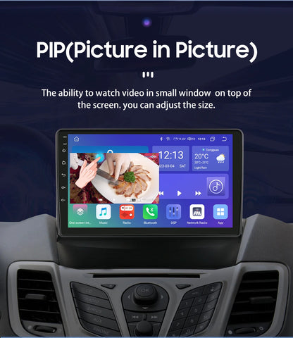 9" Double Din Android Car Stereo for Ford Fiesta 2009–2017