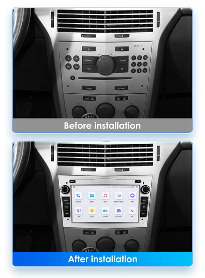 Autoradio da 7" per Opel Astra H/J 2004-2010 Corsa C/D 2004-2013