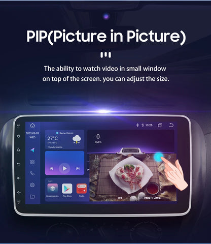 Autoradio 10.1" 1DIN Android Auto con GPS Universal AutoRadioCanario