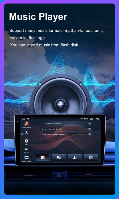 Autoradio stereo Android Auto da 9" per Kia Rio 2017-2022