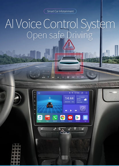 Autoradio Android 12, 9" para Mercedes E-class 2002-2009
