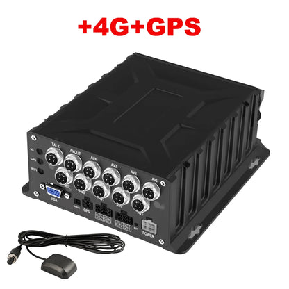 8CH 1080P DVR with 4G GPS WIFI and AHD Inputs for Vehicles