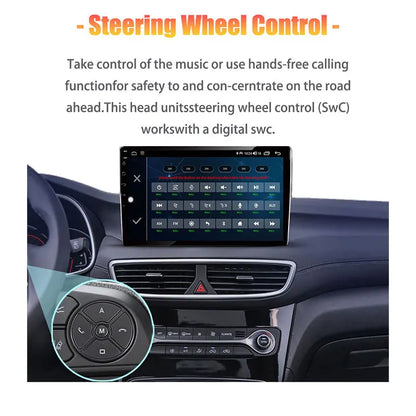 Lettore autoradio Android 14 da 9" per Hyundai I20 2021-2022 GPS