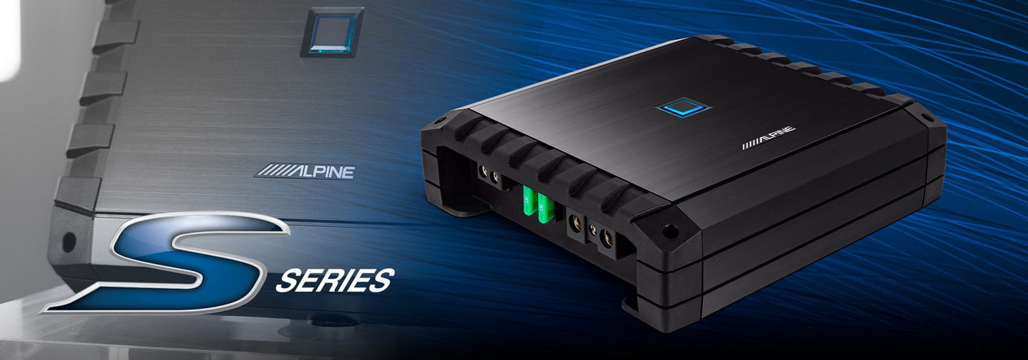 Alpine S2-A60M Amplificador Mono 600W para Subwoofer Auto