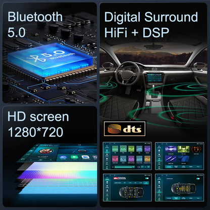 Autoradio Android 13 2DIN da 9" per Renault Clio 4 2012-2019
