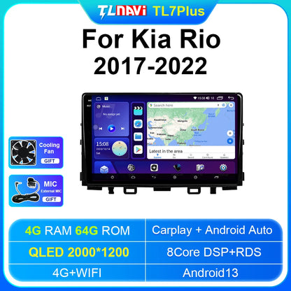 Autoradio stereo Android Auto da 9" per Kia Rio 2017-2022