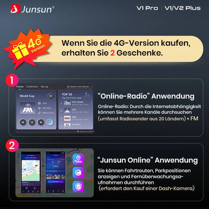 Junsun Double Din 9" Android Radio per VW Polo 2001-2009 con CarPlay e GPS