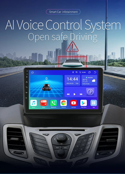 9" Double Din Android Car Stereo for Ford Fiesta 2009–2017
