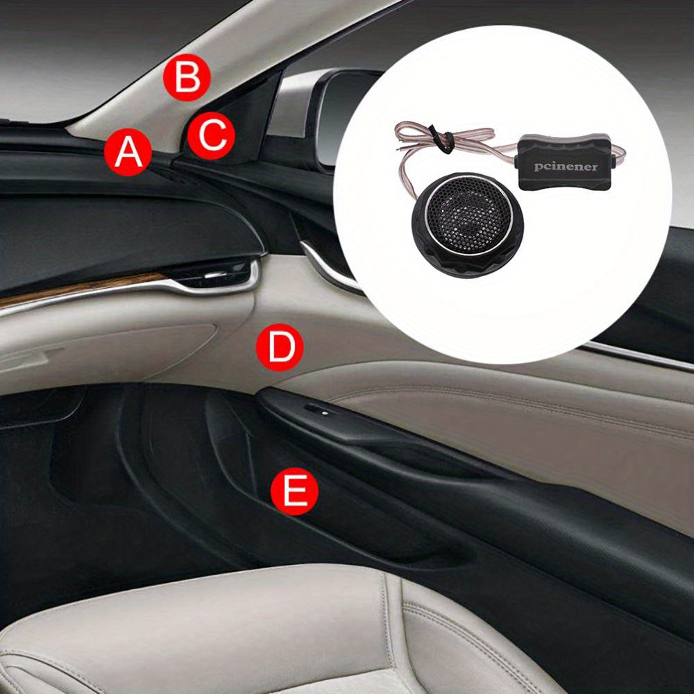 Tweeters de 1.97” para coche, 280W sonido HiFi Universal