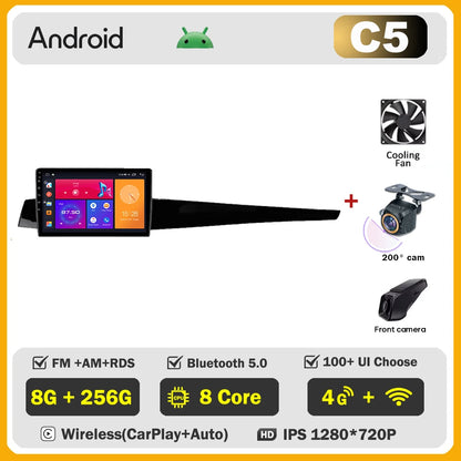 Autoradio Android 9" 1 Din para Renault Latitude/Laguna