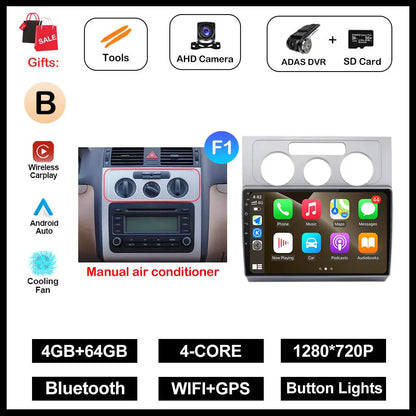 Multimedia da 10 pollici per Volkswagen Touran 2003-2010