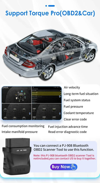 CarPlay e Android Auto 7" per Fiat Grande Punto 2007-2012