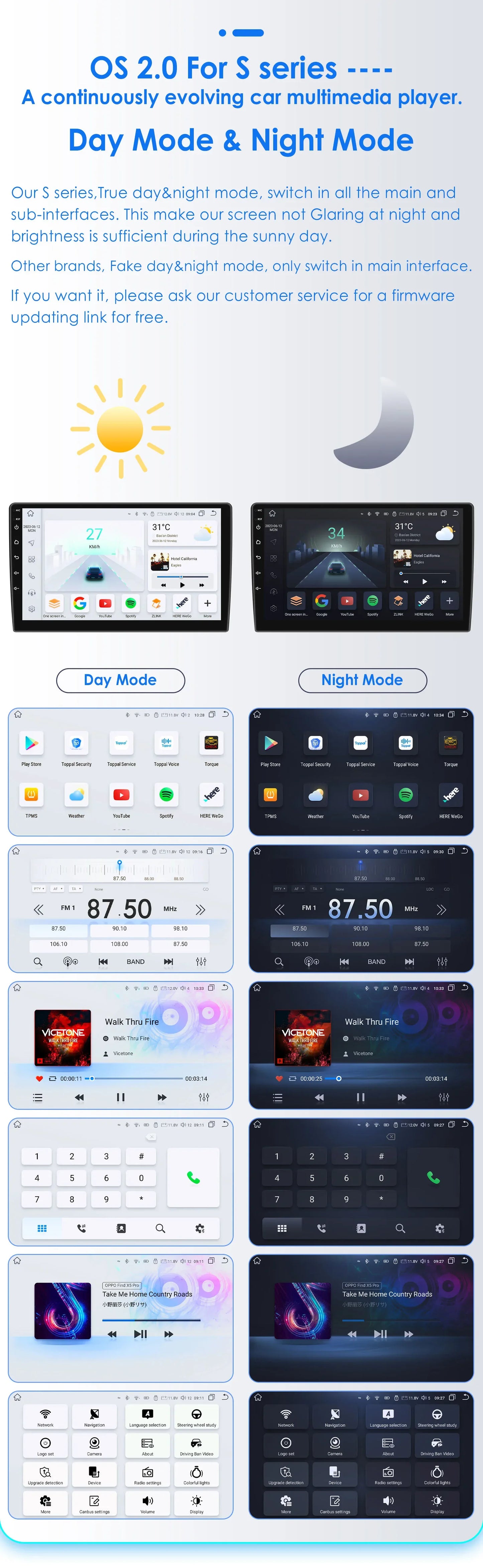 Android 9" 2DIN CarPlay radio for Subaru Legacy 2015-2018