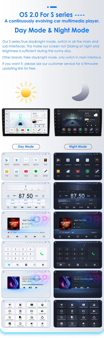 Android 9" 2DIN CarPlay radio for Subaru Legacy 2015-2018