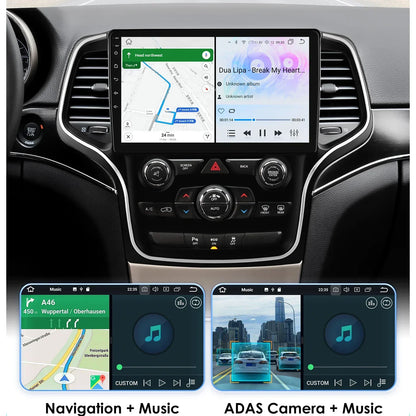 Hizpo 10.1" 2DIN CarPlay Android 13 per Jeep Grand Cherokee 2014-2022