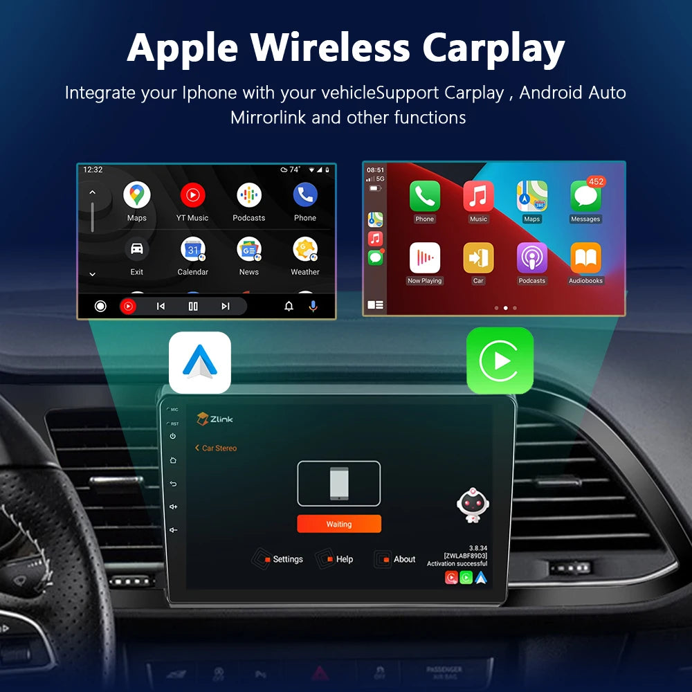 9" CarPlay Android Auto Radio for Seat Leon 2012-2020