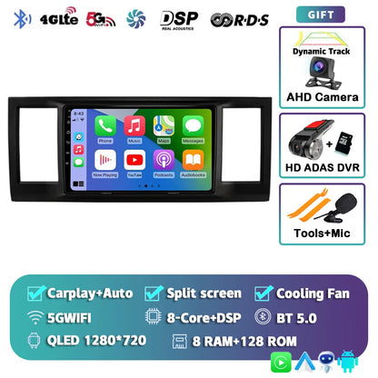 9" 2 Din Android Radio for VW Caravelle 2015-2020 – CarPlay, GPS, 360° View