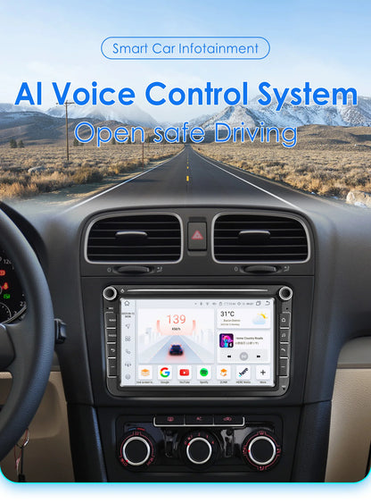 Car radio 8" Android 13 for VW Golf, Passat B7, Polo, Tiguan