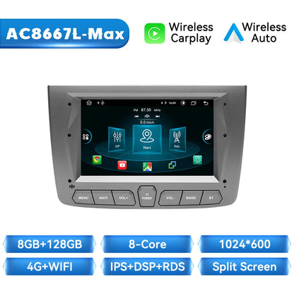 Double Din Car Stereo, 7", Android 12 for Alfa Romeo Mito 2008-2012
