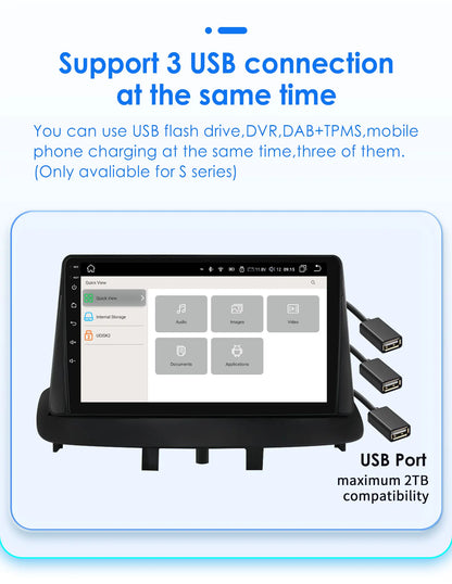Autoradio Android da 9" per Renault Megane 3 2008-2014