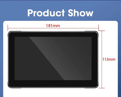 Radio Moto 7" IPX7 CarPlay Android Auto Din