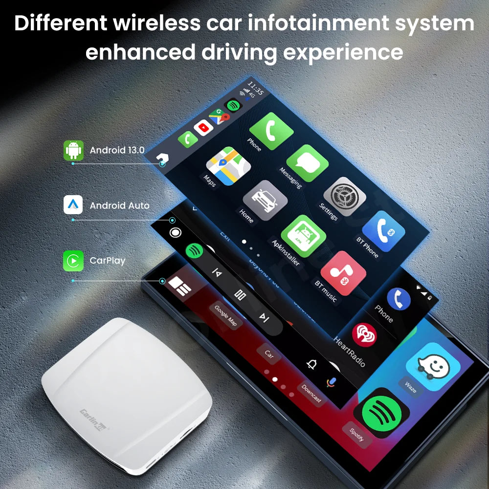Carlinkit UHD 10.1" Android 13 para Coche AutoRadioCanario