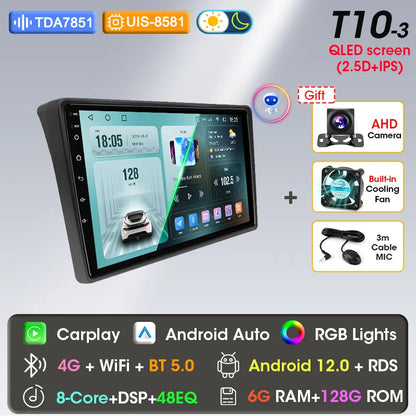 Autoradio 9" 2DIN Android per Fiat Ducato 2006-2022