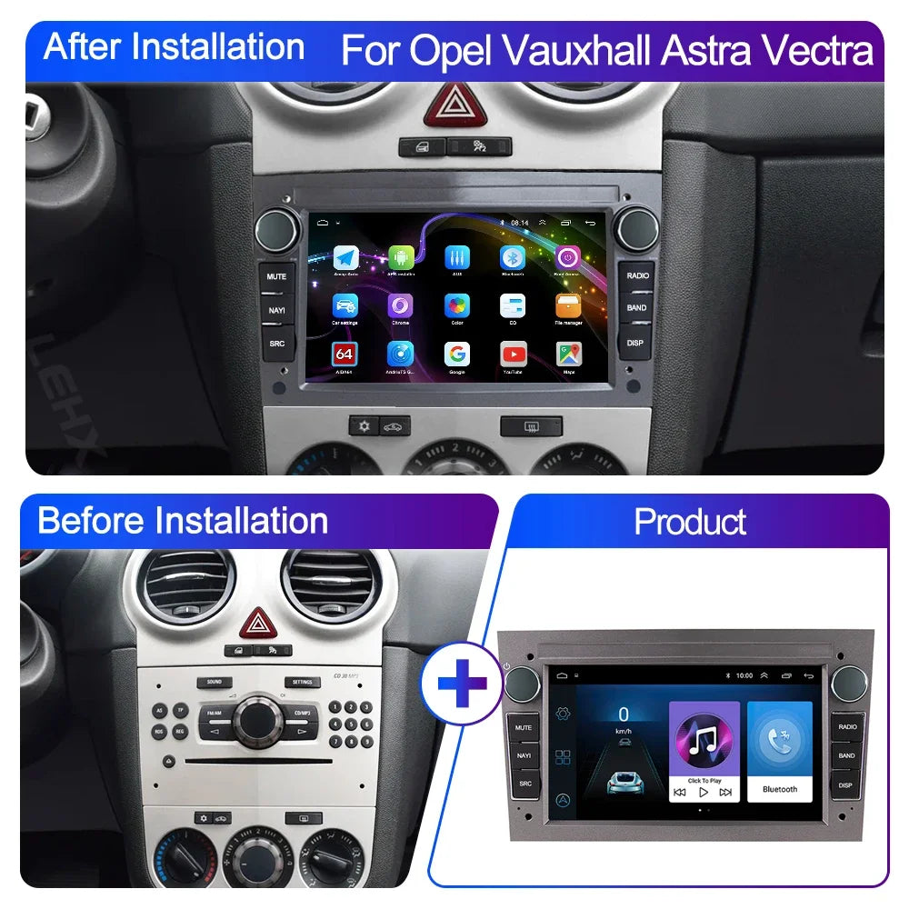 Autoradio 7" para Opel  Astra, Vectra, Zafira, Corsa AutoRadioCanario