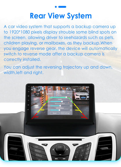 9" Double Din Android Car Stereo for Ford Fiesta 2009–2017