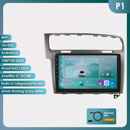 Android 10.1" 2DIN Radio per Volkswagen Golf 7 2013-2017 con CarPlay e 4G