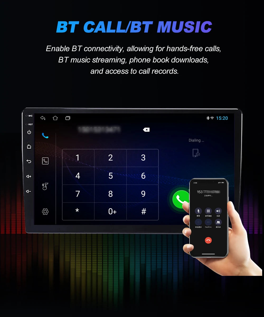 Peugeot 207: Connect 7" CarPlay Android AutoRadioCanario