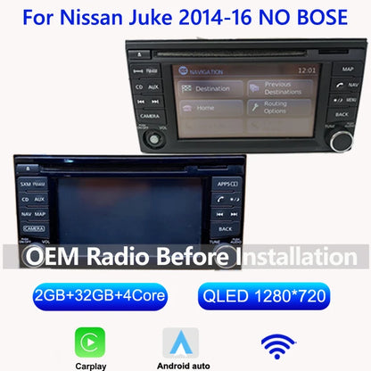 GPS Radio 9" Nissan Juke 2010-2019 DSP 8-Core
