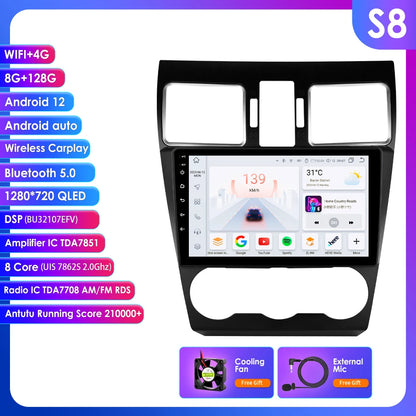 Car radio 9" 2 Din Android Subaru WRX, STI, Forester, Crosstek, Impreza 2015-2018