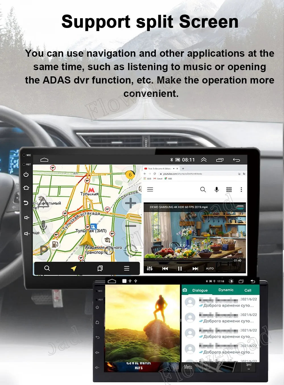 Android 14 9" Doppio Din per Volvo XC90 2002-2014